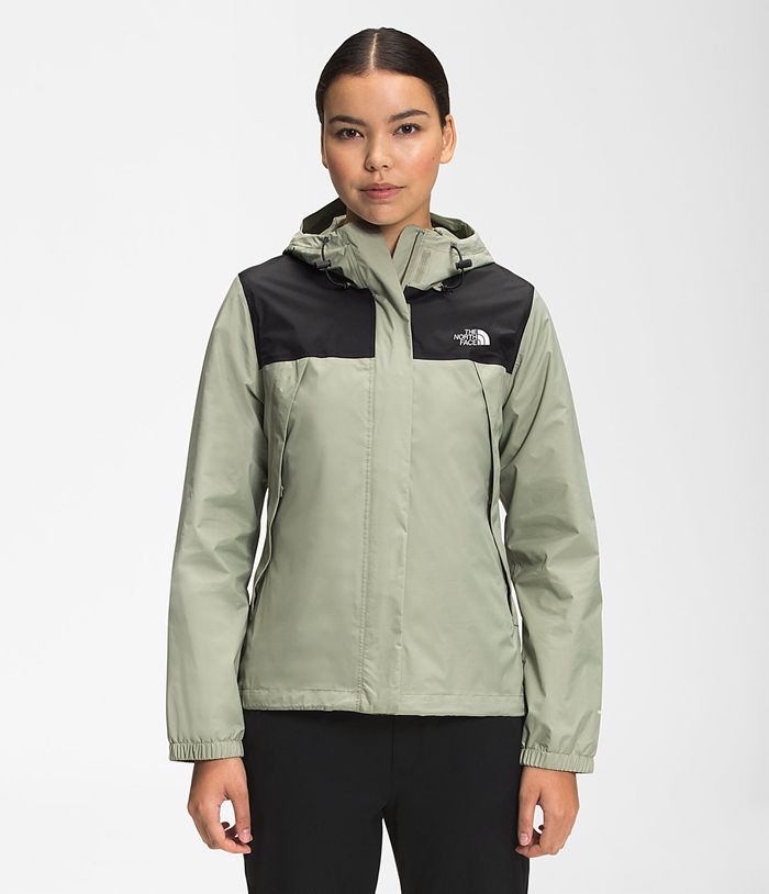 The North Face Rain Jacket Antora Green - Womens - Thailand NQEAG-1092